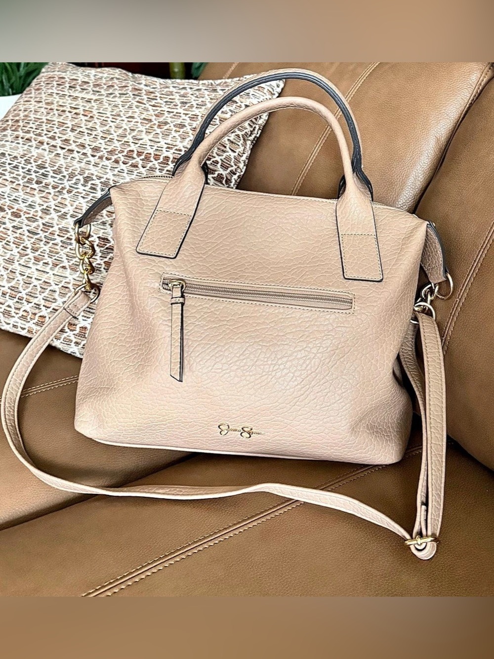 Jessica Simpson Shoulder Bag in Tan35 NWT